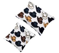 Piccola borsa cosmetica tascabile, borsa da viaggio per il trucco da viaggio, senza cerniera, mini pochette per trucco a chiusura automatica, per donne e ragazze, simpatico animale capibara con regalo