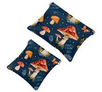 Piccola borsa cosmetica tascabile, borsa da viaggio per il trucco, senza cerniera, mini astuccio per trucco con chiusura automatica, per donne e ragazze, carino sistema solare galassia astronomia