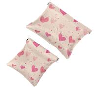 Piccola borsa cosmetica tascabile, borsa da viaggio per il trucco, senza cerniera, mini astuccio per trucco con chiusura automatica, per donne e ragazze, carino sistema solare galassia astronomia