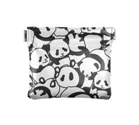 Piccola borsa da donna in pelle per cambiare, portatile, per donne, ragazzi, ragazze, panda, orso, modello, illustrazione, Multicolore, 1 size, Moderno/adattabile