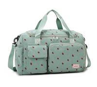 Piccola borsa da palestra da donna, borsone da viaggio con scomparto per scarpe, 4 in 1, borsa da viaggio per la notte con tasca separata asciutta e bagnata, borsa da palestra per yoga, danza, nuoto