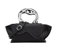Piccola borsa d'argento borse a tracolla cartelle Y2K borse da sera borsa per le donne borse hobo borse a tracolla borsa tote per donna 2023, nero, Taglia unica