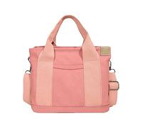Piccola borsa di tela solida borsa di tela carina borsa alla moda conveniente borsa temperamento borsa portatile borsa di stoccaggio trasparente Tote Bag Stadio approvato, Rosso, Taglia unica