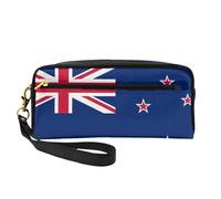 Piccola borsa di trucco della bandiera della Nuova Zelanda, doppio ha parteggiato il sacchetto del cuoio di CasePU della