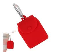 Piccola borsa in silicone alimentare con gancio per cannucce | Piccole borse per pannolini multifunzione per donne, uomini, ragazze, rosso, vedi descrizione, Vedi descrizione
