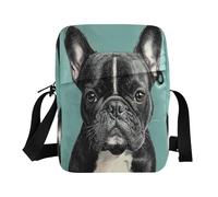 piccola borsa messenger per le donne borsa a tracolla da uomo borsa a tracolla borsa a tracolla da donna tracolla regolabile per affari carino cane francese cani rabbia
