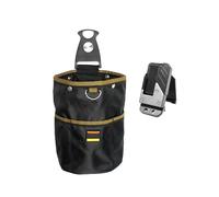 Piccola borsa per attrezzi da falegname, piccola borsa per attrezzi per la lavorazione del legno, organizer portatile da costruzione, tasche in vita per donne e uomini