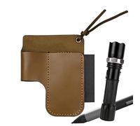 Piccola borsa per attrezzi, multiuso in pelle, organizer retrò, da uomo, per torcia, taglierina penna, piantare, raccolta, potatura, miglioramento della casa, edilizia, idraulico, carpenteria