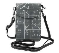 Piccola borsa per cellulare 19,3 x 12,4 cm HYTTER matematica geometria geek calcolo stampe alla moda, pratico e multifunzionale per passeggiate, campeggio, shopping, viaggi