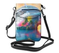 Piccola borsa per cellulare 19,3 x 12,4 cm HYTTER Pool Party Cruise Ship stampe alla moda, pratica e multifunzionale per passeggiate, campeggio, shopping, viaggi