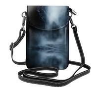 Piccola borsa per cellulare 19,3 x 12,4 cm, motivo YYHWHJDE Evil In The Mist alla moda, pratico e multifunzionale per passeggiate, campeggio, shopping, viaggi