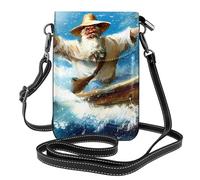 Piccola borsa per cellulare 19,3 x 12,4 cm, motivo YYHWHJDE Fisherman In The Sea alla moda, pratica e multifunzionale per passeggiate, campeggio, shopping, viaggi
