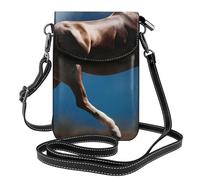 Piccola borsa per cellulare 19,3 x 12,4 cm, motivo YYHWHJDE Horse Under The Moon alla moda, pratica e multifunzionale per passeggiate, campeggio, shopping, viaggi