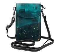 Piccola borsa per cellulare 19,3 x 12,4 cm, motivo YYHWHJDE Lights In The Dark alla moda, pratico e multifunzionale per passeggiate, campeggio, shopping, viaggi