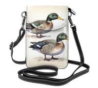 Piccola borsa per cellulare 19,3 x 12,4 cm, motivo YYHWHJDE Mallard Ducks alla moda, pratica e multifunzionale per passeggiate, campeggio, shopping, viaggi
