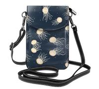 Piccola borsa per cellulare 19,3 x 12,4 cm, motivo YYHWHJDE Meduse In The Stars alla moda, pratico e multifunzionale per passeggiate, campeggio, shopping, viaggi