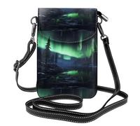 Piccola borsa per cellulare 19,3 x 12,4 cm, motivo YYHWHJDE Northern Lights alla moda, pratica e multifunzionale per passeggiate, campeggio, shopping, viaggi