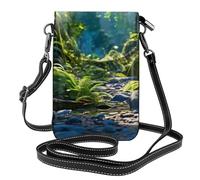 Piccola borsa per cellulare 19,3 x 12,4 cm, motivo YYHWHJDE Spirito malvagio nella foresta alla moda, pratica e multifunzionale per passeggiate, campeggio, shopping, viaggi