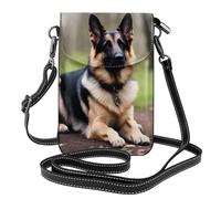 Piccola borsa per cellulare 19,3 x 12,4 cm YYHHAOFA acero pastore tedesco immagine alla moda, pratica, multifunzionale in pelle a tracolla custodia per telefono da donna