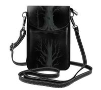 Piccola borsa per cellulare 19,3 x 12,4 cm YYHHAOFA Evil dead tree immagine alla moda, pratica, multifunzionale in pelle a tracolla custodia per telefono da donna