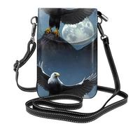 Piccola borsa per cellulare 19,3 x 12,4 cm YYHWHJDE Aquila sotto le stelle modello alla moda, pratica e multifunzionale per passeggiate, campeggio, shopping, viaggi