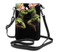 Piccola borsa per cellulare 19,3 x 12,4 cm YYHWHJDE Elf che si abbraccia l'un l'altro modello alla moda, pratico e multifunzionale per passeggiate, campeggio, shopping, viaggi