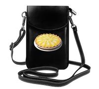 Piccola borsa per cellulare 19,6 x 12,4 cm WHJSSF Delicious Pineapple Pie stampe alla moda, pratica, multifunzionale in pelle a tracolla con patta per telefono da donna