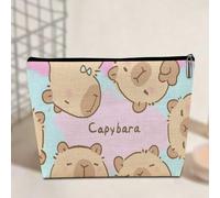 Piccola borsa per il trucco con animali carini, piccola borsa organizer per cosmetici con cerniera, custodia da viaggio portatile per donne, GD 0037