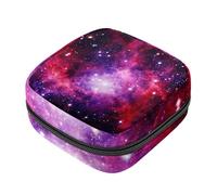 Piccola borsa per il trucco da viaggio,borse per cosmetici per donna,galassia dell'universo e nebulosa,borsa per il periodo