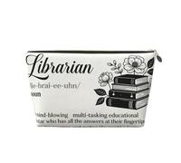 Piccola borsa per il trucco per borsetta, impermeabile, da viaggio, trousse portatile in pelle per cosmetici, organizer per accessori da donna, con scimmia, altalena, Rendere il mondo migliore, 7 x