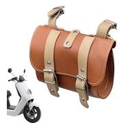 Piccola Borsa Per Manubrio - Sacco Di Scooter Anteriore, Busta Bici Sospesa | Organizzatore Per Esterni Di Grande Capacità, Scatola Di Utilità In Pelle PU Resistente Con Cerniera Per Attrezzatura Da V