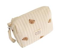Piccola borsa per pannolini per bambini - Borse per pannolini per mummie | Borse per pannolini in cotone | Borsa per biberon | Borsa per pannolini spaziosa | Puques organizzatori di stoccaggio