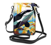 Piccola borsa per telefono cellulare 19,3 x 12,4 cm YYHWHJDE Killer Whale In The Woods modello alla moda, pratico e multifunzionale per passeggiate, campeggio, shopping, viaggi