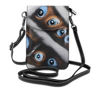 Piccola borsa per telefono cellulare 19,3 x 12,4 cm YYHWHJDE The evil eye looked modello alla moda, pratico, multifunzionale in pelle Crossbody Flap Custodia per telefono per le donne