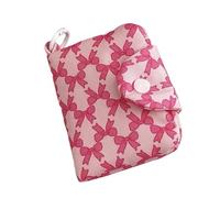 Piccola borsa portaoggetti per ragazze e donne, portamonete alla moda, porta carte di credito, conigli, fiori, monetine, graziosi conigli, portamonete e fiori, portamonete, D