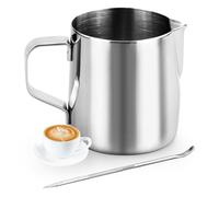 Piccola brocca per latte da 200 ml, in acciaio inox, per schiumare il latte, per caffè, latte art, brocca per caffè espresso