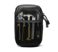 Piccola bustina della cintura per utensili, borsa per la vita per gli uomini | Borsa per strumenti di utilità | Organizzatore accessorio per lavori impermeabili, tasca con gadget multiuso per attività