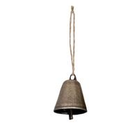 Piccola Campanella Decorativa | Decorazione Vintage in Metallo Appendibile - Jingle Bells - per Decorare l'Albero di Natale, Carillon a, Feste e Occasioni Speciali, Matrimoni, Portico, Addestramento