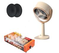 Piccola cappa aspirante da tavolo, mini cappa aspirante silenziosa, per la casa, cucina, campeggio, barbecue, viaggio, camper, nero (uso diretto)