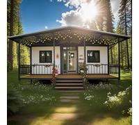 Piccola casa completamente attrezzata in cui vivere per adulti - 20 piedi espandibile prefabbricata piccola casa con cucina e WC, ideale per affitto o soggiorno in giardino
