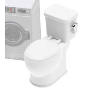 Piccola casa delle bambole - WC per casa delle bambole, in miniatura con rumore di risciacquo, per la casa delle bambole