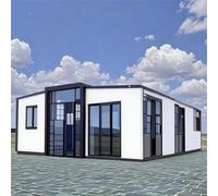 Piccola casa modulare espandibile con 2 camere da letto, piccola casa prefabbricata mobile, casa prefabbricata con bagno completo e cucina - Pieghevoli, case container