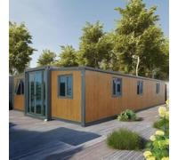 Piccola casa pieghevole moderna per le camere degli ospiti e l'uso del | Casa contenitore con spazio interno flessibile, ideale per abitazioni familiari, suite per ospiti, uffici in giardino, studi