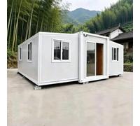 Piccola casa portatile con interni modulari per vivere a distanza | Contenitore casa con camera da letto, cucina e bagno, adatto per alloggi remoti, soggiorni per ospiti, campi e ritiri