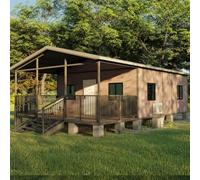 Piccola casa prefabbricata espandibile, 6 m e 10,2 m, contenitore modulare con camere da letto, cucina, bagno, piccola casa pieghevole portatile per adulti e piccole famiglie