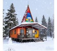 Piccola casa prefabbricata espandibile - Casa contenitore portatile da 12,2 m con 3 camere da letto, 1 cucina e bagno, perfetta per avventure fuori rete, piccola casa modulare pieghevole in cui vivere