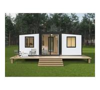 Piccola casa prefabbricata in vendita: casa modulare pieghevole portatile con bagno, 1/2/3 camera da letto, 20 piedi Design del contenitore per adulti da costruire e vivere