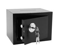 Piccola Cassaforte | Cassaforte Antifurto Piccole Dimensioni con Fessura per Monete | Portatile Antincendio Per Valori Casa Ufficio Viaggio Documenti