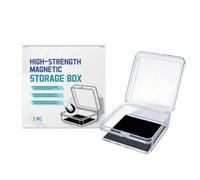 Piccola cassetta degli attrezzi | Organizzatore antipolvere resistente, scatola portaoggetti magnetica porta prese per viti, rondelle, perni, prese, hardware, garage, casa