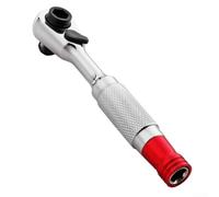 Piccola chiave a cricchetto con asta a doppia estremità, con sgancio rapido e impugnatura zigrinata antiscivolo, per riparazioni di fabbrica e auto (B)